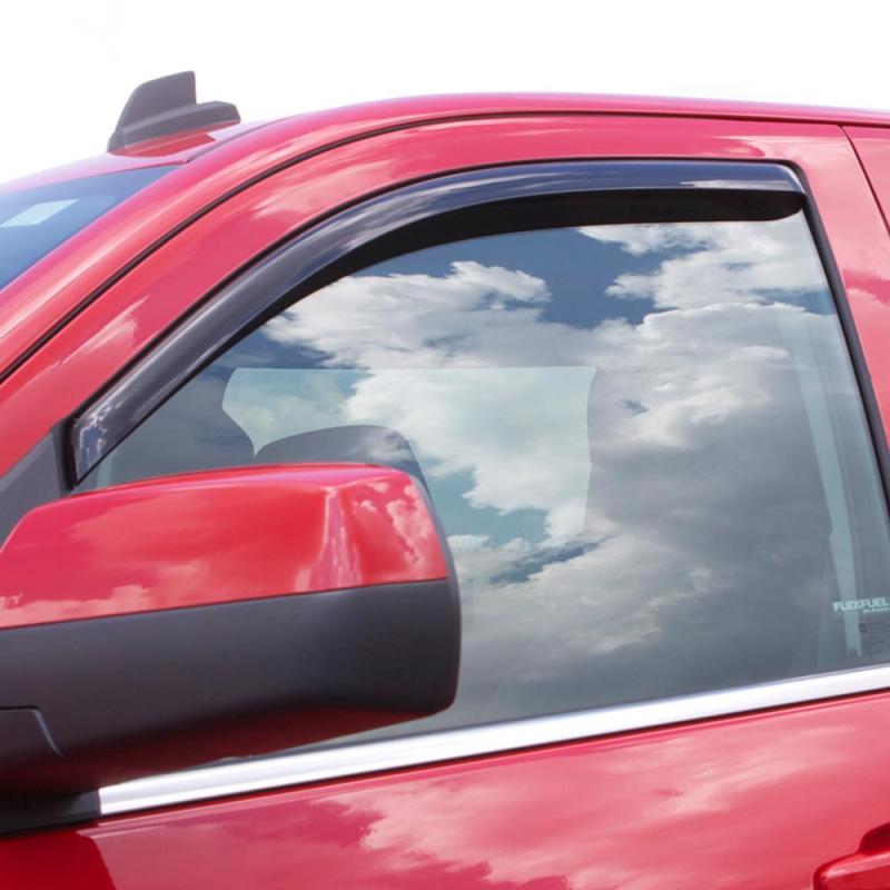 AVS 14-18 Chevy Silverado 1500 Standard Cab Ventvisor In-Channel Window Deflectors 2pc - Smoke-AVS-AVS192301