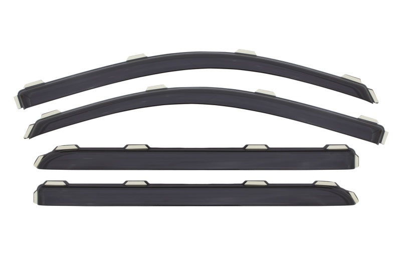 AVS 15-18 Chevy Silverado 2500 Crew Cab Ventvisor Front & Rear Window Deflectors 4pc - Smoke-AVS-AVS194536