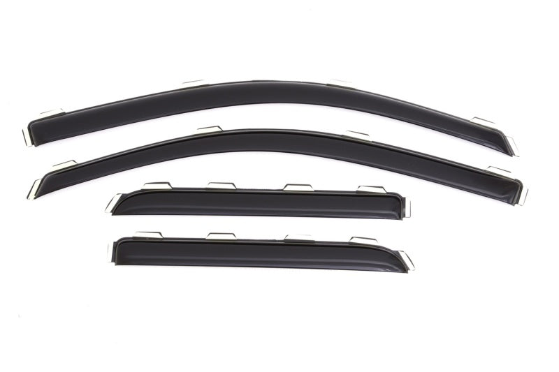 AVS 15-18 Chevy Silverado 2500 Ext. Cab Ventvisor Front & Rear Window Deflectors 4pc - Smoke-AVS-AVS194528