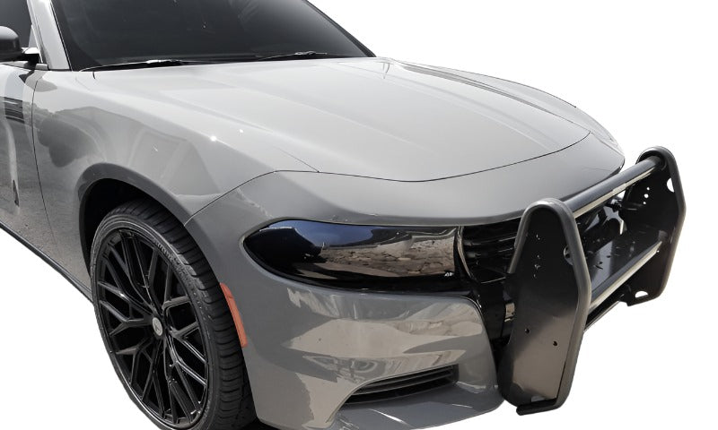 AVS 15-22 Dodge Charger Headlight Covers - Black - Black Ops Auto Works