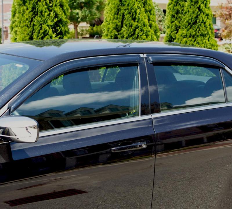 AVS 16-18 Toyota Prius Ventvisor Outside Mount Window Deflectors 4pc - Smoke-AVS-AVS94638