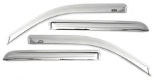 Load image into Gallery viewer, AVS 20-22 Chevrolet Silverado 1500 LTD Ext. Cab/DC F&amp;R Ventvisor Window Deflectors 4pc - Chrome-AVS-AVS684804