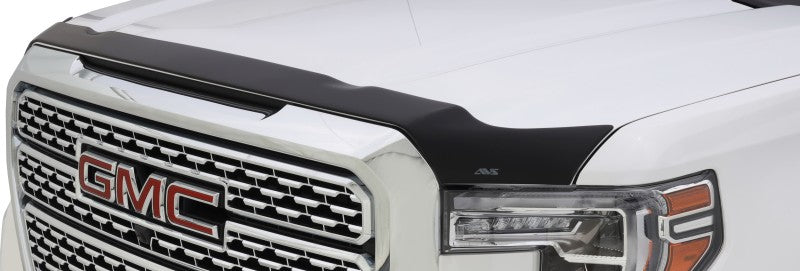 AVS 20-22 GMC Sierra 2500/3500 HD Aeroskin Low Profile Hood Shield - Matte Black-AVS-AVS377185
