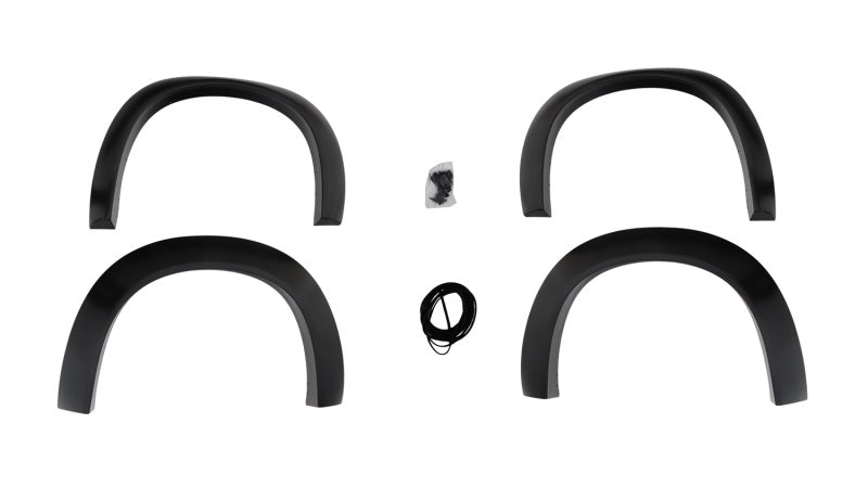 AVS 2008+ Dodge Challenger Smooth Front and Rear Fender Flares - Black (4 Pc)-AVS-AVS850250