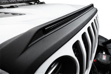 Load image into Gallery viewer, AVS 2018-2019 Jeep Wrangler (JL) Aeroskin Low Profile Hood Shield w/ Lights - Black - Black Ops Auto Works