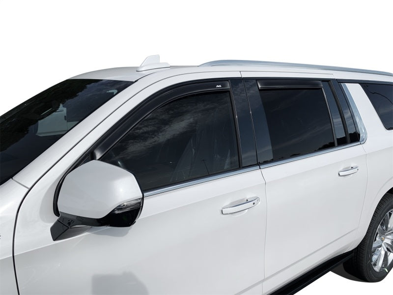 AVS 2021 GM Tahoe/Yukon/Escalade Ventvisor In-Channel Window Deflectors 4pc - Smoke-AVS-AVS194706