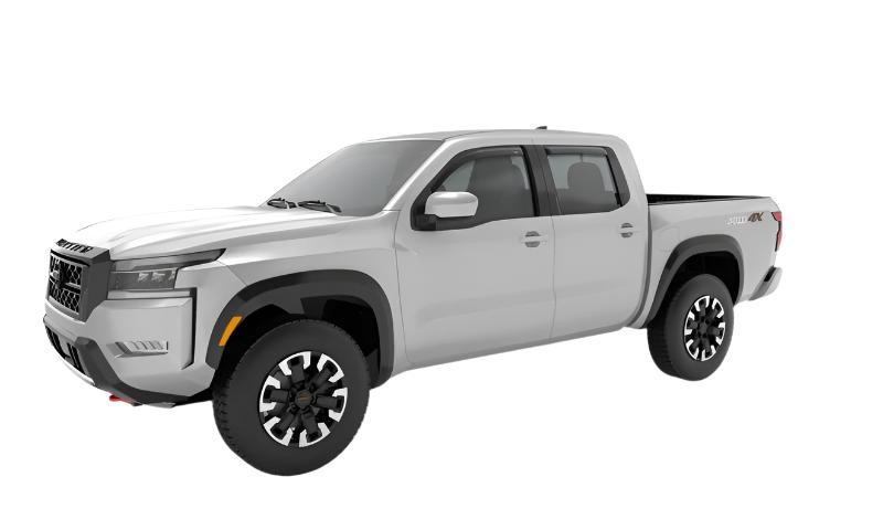 AVS 2022 Nissan Frontier Crew Cab Ventvisor In-Channel Window Deflectors - 4pc - Smoke-AVS-AVS194788