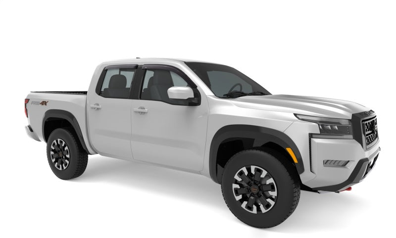 AVS 2022 Nissan Frontier (Crewcab Pickup) Ventvisor Outside Mount Window Deflectors 4pc - Smoke-AVS-AVS94788