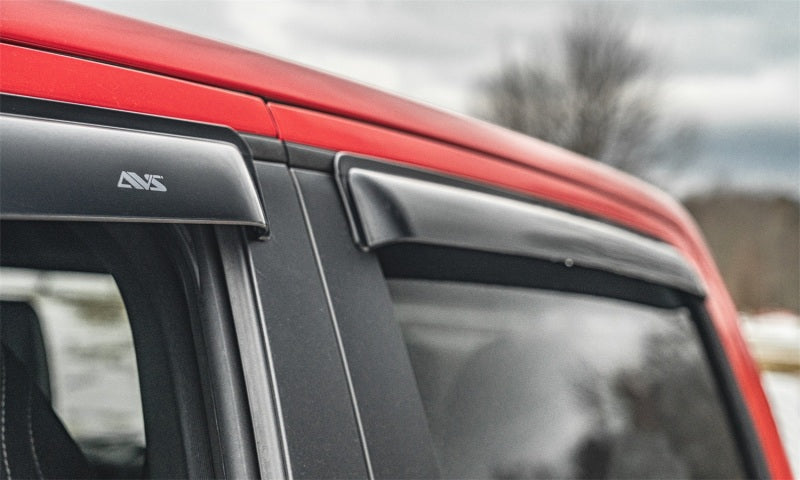 AVS 2024 Toyota Tacoma 4pc Ventvisor - Smoke-AVS-AVS94270