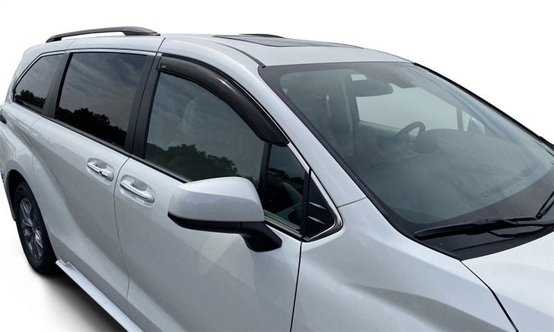 AVS 21-22 Toyota Sienna LE Ventvisor Outside Mount Window Deflectors 2pc - Smoke-AVS-AVS92707
