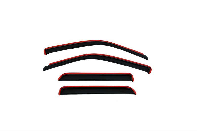 AVS 96-02 Toyota 4Runner Ventvisor In-Channel Front & Rear Window Deflectors 4pc - Smoke-AVS-AVS194751