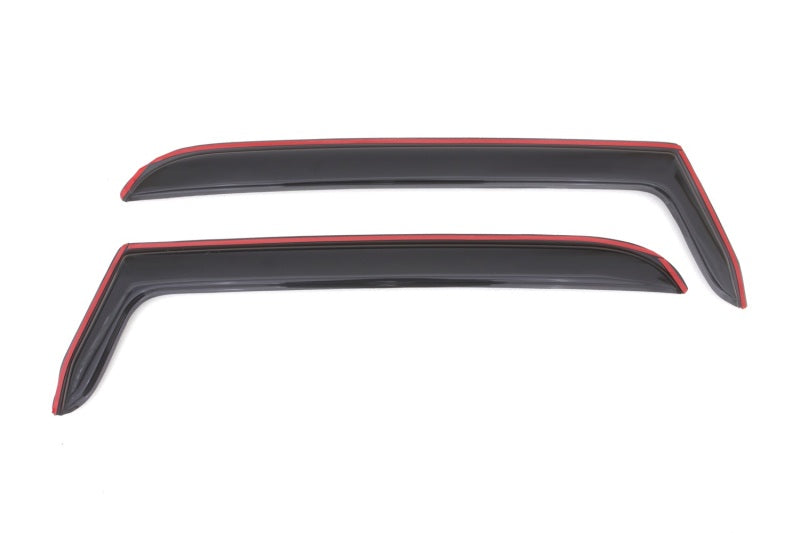 AVS 97-06 Jeep Wrangler Ventvisor In-Channel Window Deflectors 2pc - Smoke-AVS-AVS192054