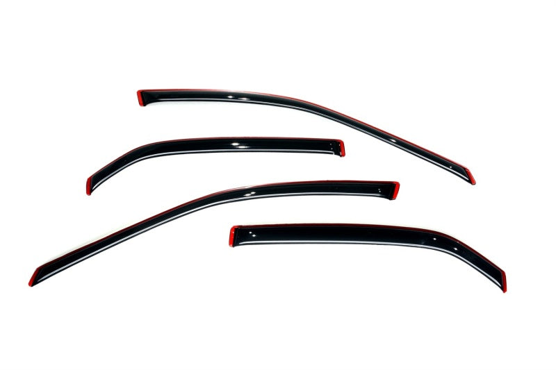 AVS 98-02 Honda Accord Ventvisor In-Channel Front & Rear Window Deflectors 4pc - Smoke-AVS-AVS194959