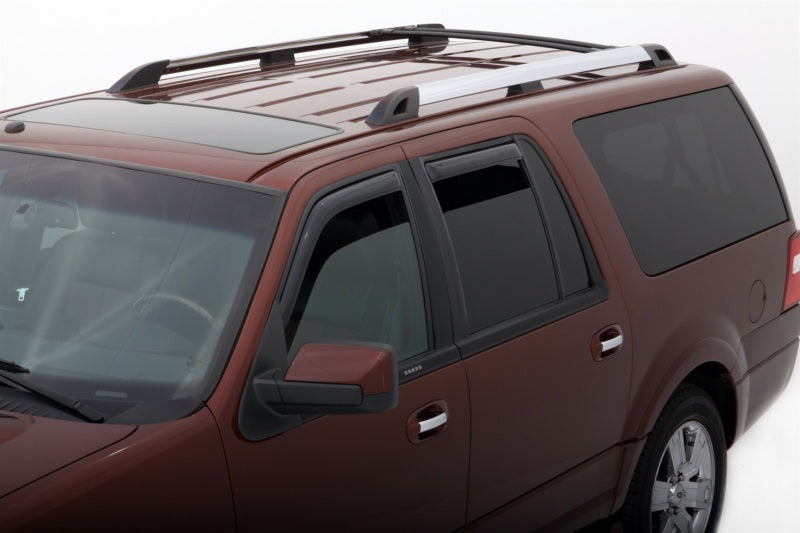 AVS 98-18 Lincoln Navigator Ventvisor In-Channel Front & Rear Window Deflectors 4pc - Smoke-AVS-AVS194233