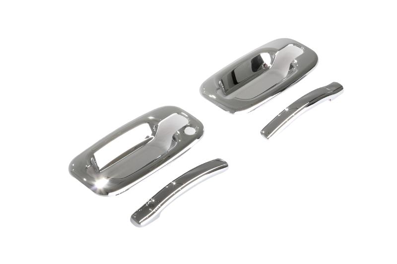 AVS 99-06 Chevy Tahoe (w/o Passenger Keyhole) Door Handle Covers (4 Door) 8pc Set - Chrome-AVS-AVS685206
