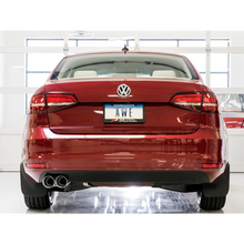 Load image into Gallery viewer, AWE Tuning 09-14 Volkswagen Jetta Mk6 1.4T Track Edition Exhaust - Chrome Silver Tips - product view 4 - AWE part 3020-22032