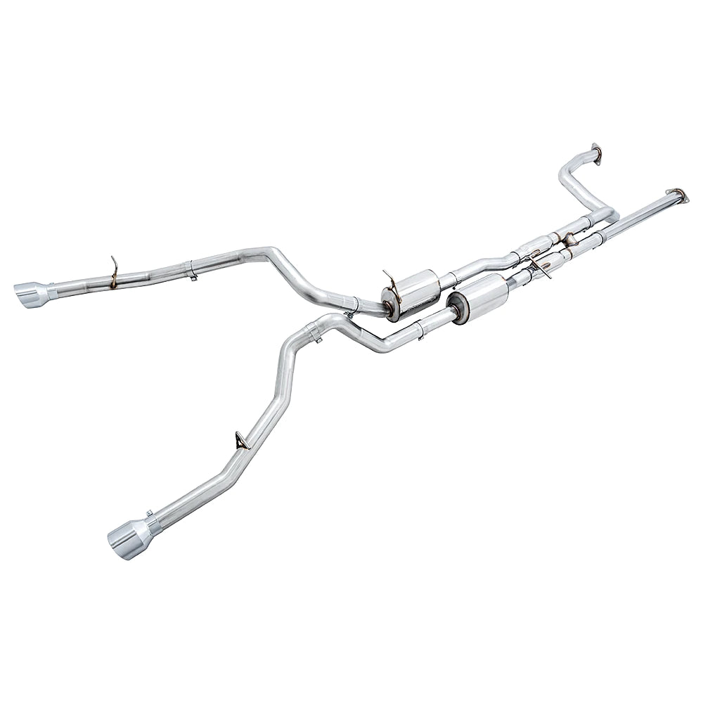AWE 0FG Catback Exhaust for RAM TRX - Chrome Silver Tips - AWE part 3015-32004