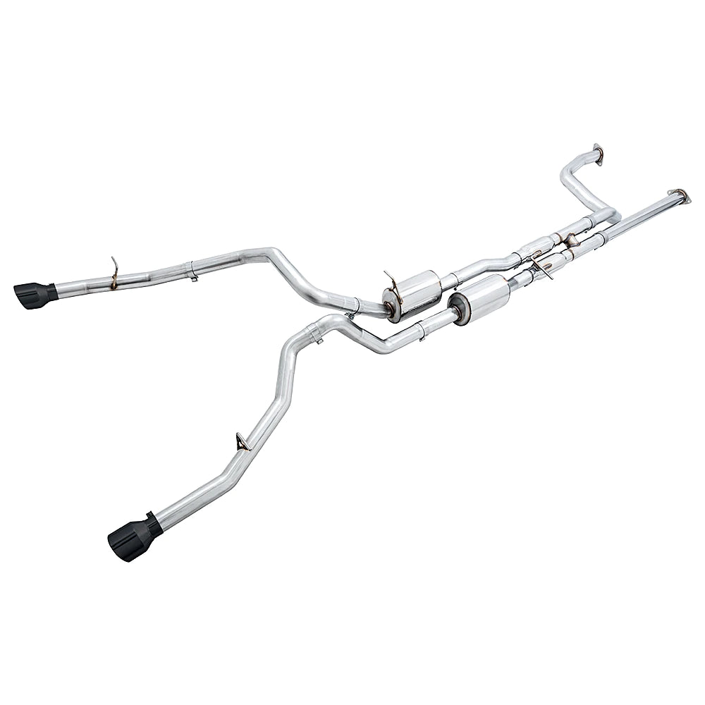 AWE 0FG Catback Exhaust for RAM TRX - Diamond Black Tips - AWE part 3015-33005