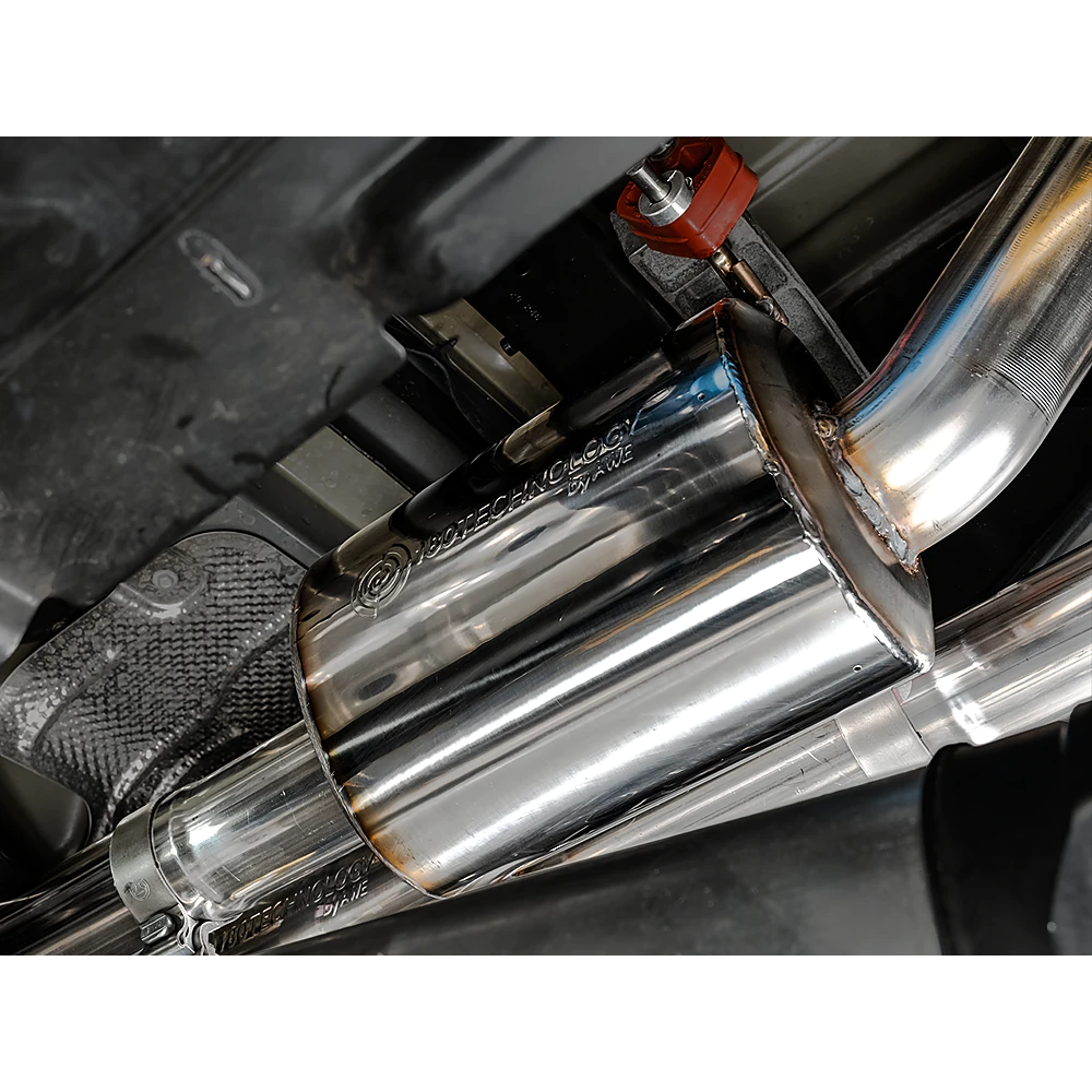 AWE 0FG Catback Exhaust for RAM TRX - Diamond Black Tips - product view 7 - AWE part 3015-33005