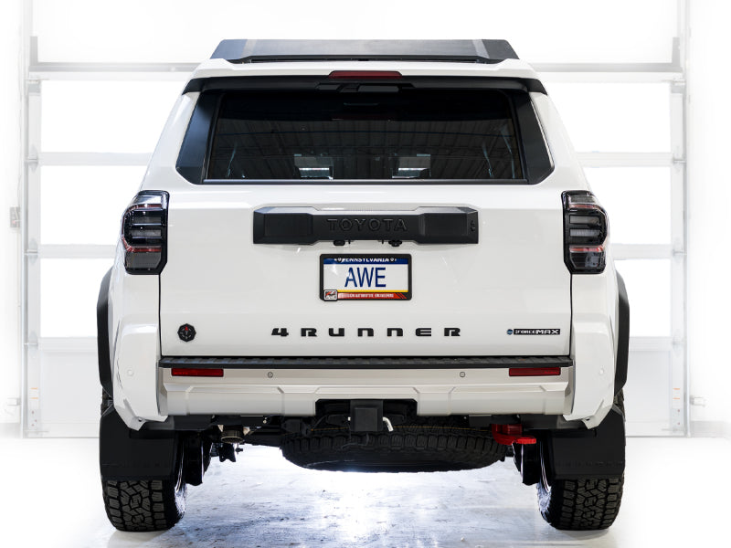 AWE 0FG catback exhaust for Toyota J250 Land Cruiser with drone-canceling 180 Technology