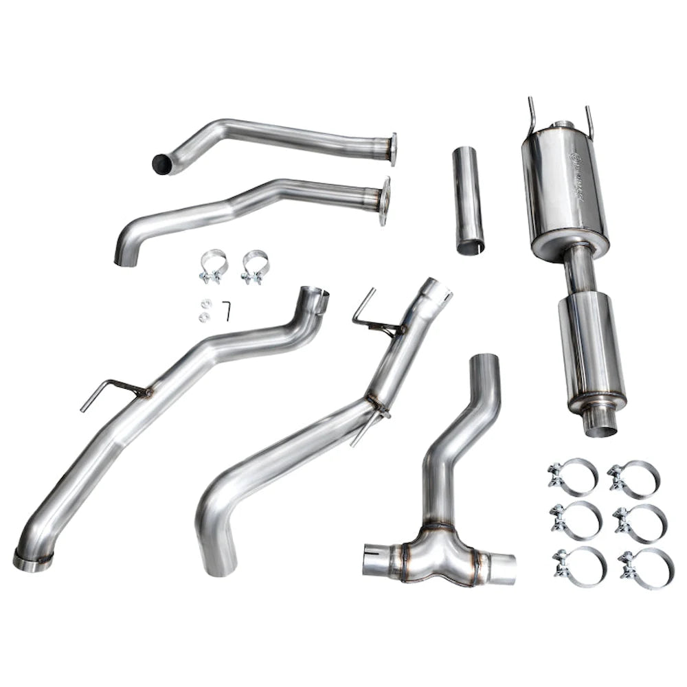 AWE 0FG Exhaust for 3rd Gen Toyota Tundra - BashGuard Only - product view 4 - AWE part 3015-28063