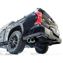Load image into Gallery viewer, AWE 0FG Exhaust for 3rd Gen Toyota Tundra - Dual Chrome Silver Tips - product view 6 - AWE part 3015-32063
