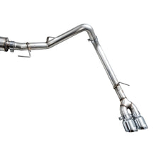 Load image into Gallery viewer, AWE 0FG Exhaust for 3rd Gen Toyota Tundra - Dual Chrome Silver Tips - product view 7 - AWE part 3015-32063