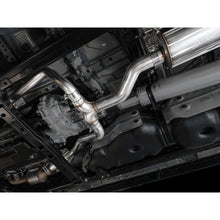 Load image into Gallery viewer, AWE 0FG Exhaust for 3rd Gen Toyota Tundra - Dual Chrome Silver Tips - product view 14 - AWE part 3015-32063