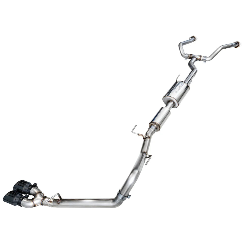 AWE 0FG Exhaust for 3rd Gen Toyota Tundra - Dual Diamond Black Tips - AWE part 3015-33063