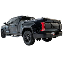 Load image into Gallery viewer, AWE 0FG Exhaust for 3rd Gen Toyota Tundra - Dual Diamond Black Tips - product view 2 - AWE part 3015-33063