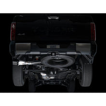 Load image into Gallery viewer, AWE 0FG Exhaust for 3rd Gen Toyota Tundra - Dual Diamond Black Tips - product view 14 - AWE part 3015-33063