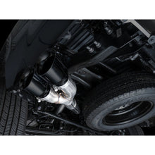Load image into Gallery viewer, AWE 0FG Exhaust for 3rd Gen Toyota Tundra - Dual Diamond Black Tips - product view 15 - AWE part 3015-33063