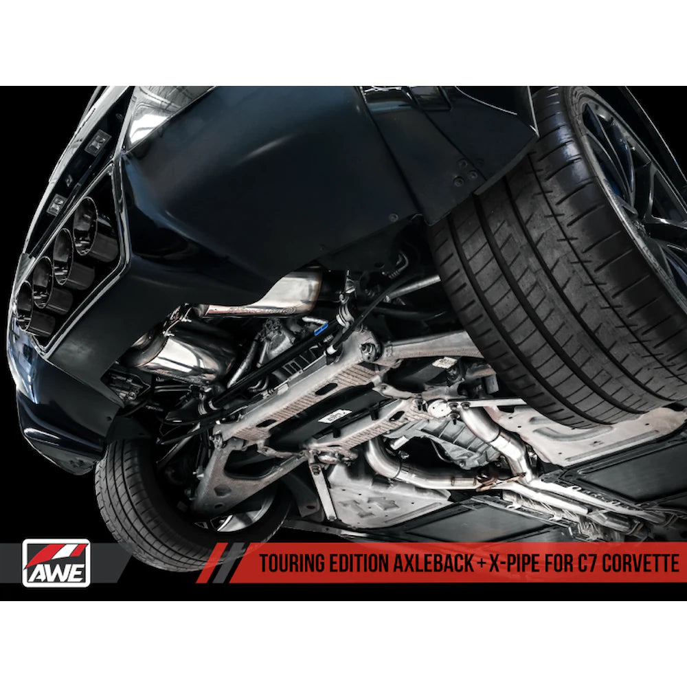 AWE Tuning 14-19 Chevy Corvette C7 Z06/ZR1 (w/o AFM) Touring Edition Axle-Back Exhaust - product view 7 - AWE part 3015-42133