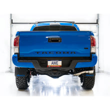 Load image into Gallery viewer, AWE 16-22 Toyota Tacoma 0FG Catback Exhaust w/ BashGuard - Dual Chrome Silver Tips - product view 2 - AWE part 3015-32826