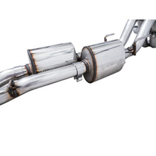 Load image into Gallery viewer, AWE 16-22 Toyota Tacoma 0FG Catback Exhaust w/ BashGuard - Dual Chrome Silver Tips - product view 6 - AWE part 3015-32826