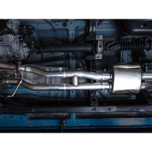 Load image into Gallery viewer, AWE 16-22 Toyota Tacoma 0FG Catback Exhaust w/ BashGuard - Dual Chrome Silver Tips - product view 13 - AWE part 3015-32826