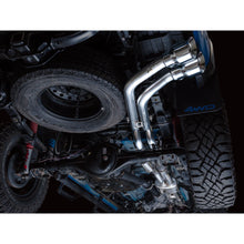 Load image into Gallery viewer, AWE 16-22 Toyota Tacoma 0FG Catback Exhaust w/ BashGuard - Dual Chrome Silver Tips - product view 14 - AWE part 3015-32826