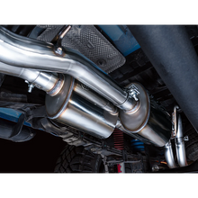 Load image into Gallery viewer, AWE 16-22 Toyota Tacoma 0FG Catback Exhaust w/ BashGuard - Dual Chrome Silver Tips - product view 17 - AWE part 3015-32826