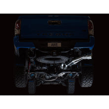 Load image into Gallery viewer, AWE 16-22 Toyota Tacoma 0FG Catback Exhaust w/ BashGuard - Dual Chrome Silver Tips - product view 18 - AWE part 3015-32826