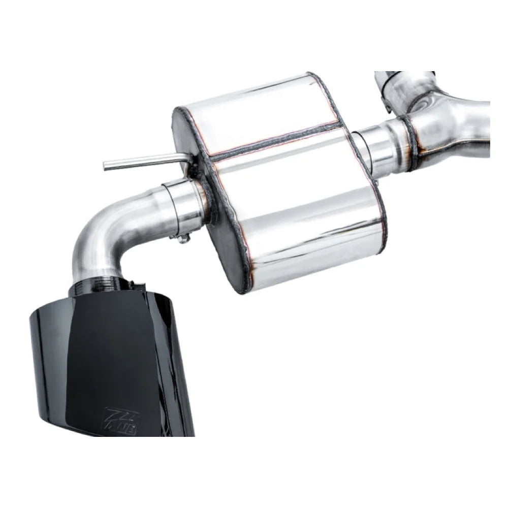 AWE Tuning 17-19 Audi RS3 8V SwitchPath Exhaust w/Diamond Black RS-Style Tips - product view 2 - AWE part 3025-33034