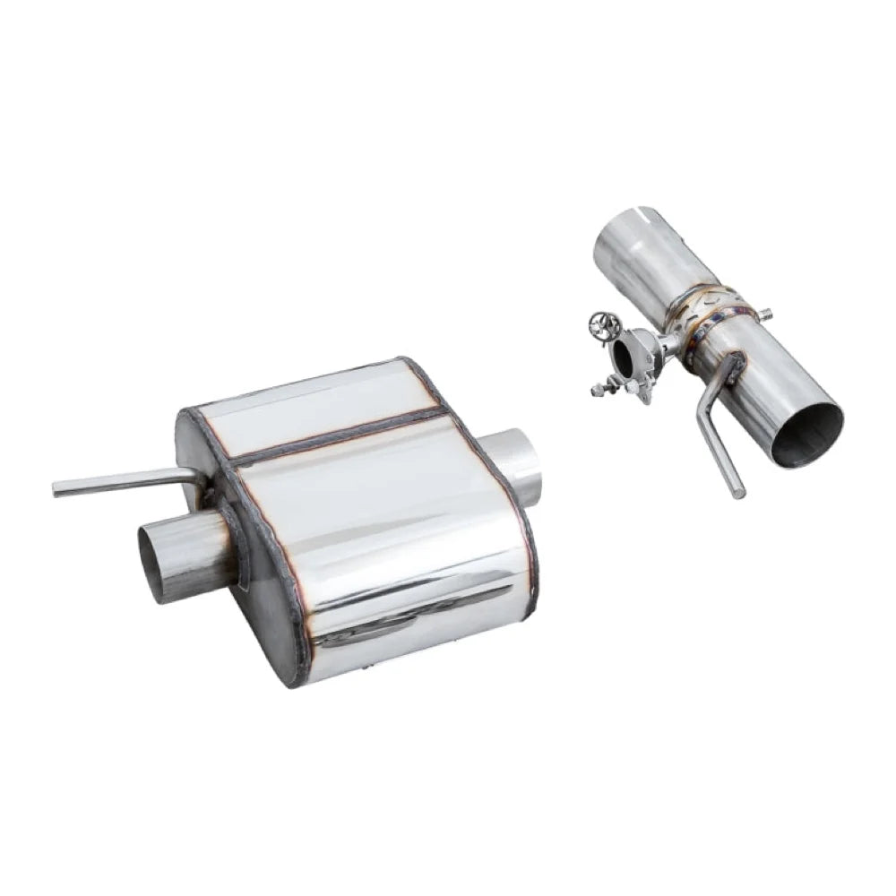 AWE Tuning 17-19 Audi RS3 8V SwitchPath Exhaust w/Diamond Black RS-Style Tips - product view 4 - AWE part 3025-33034