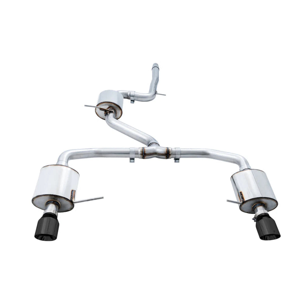 AWE Tuning 18-21 Volkswagen Jetta GLI Mk7 Touring Exhaust - Diamond Black Tips (Fits High-Flow DP) - AWE part 3015-23062