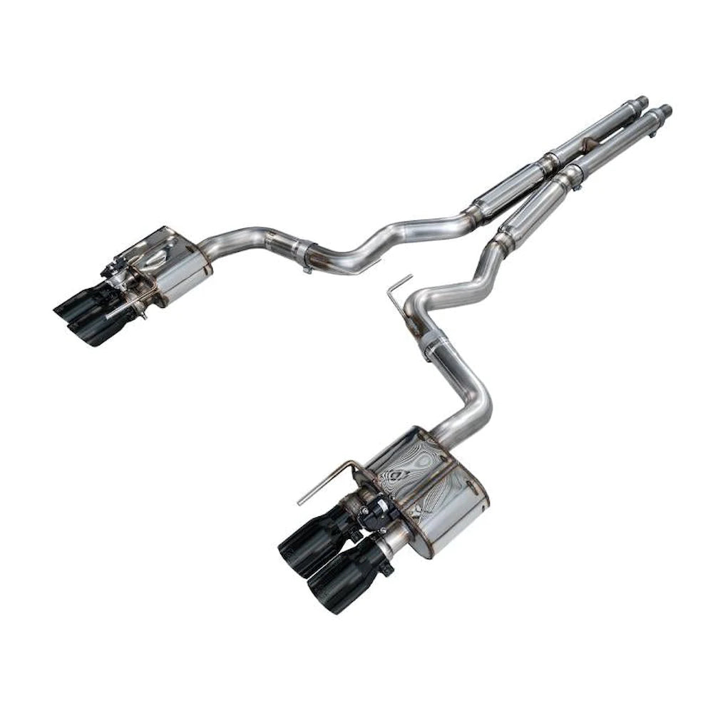 AWE Tuning 18-23 S550 Mustang GT SwitchPath Exhaust - Diamond Black Tips - AWE part 3025-43550