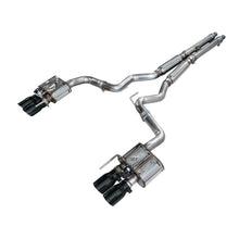 Load image into Gallery viewer, AWE Tuning 18-23 S550 Mustang GT SwitchPath Exhaust - Diamond Black Tips - AWE part 3025-43550