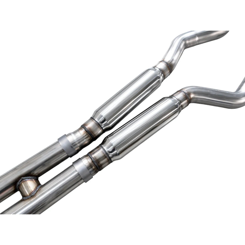 AWE Tuning 18-23 S550 Mustang GT SwitchPath Exhaust - Diamond Black Tips - product view 6 - AWE part 3025-43550