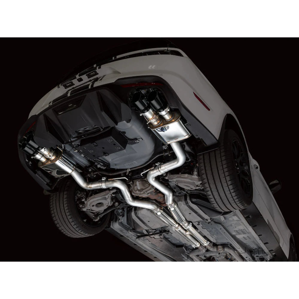 AWE Tuning 18-23 S550 Mustang GT SwitchPath Exhaust - Diamond Black Tips - product view 11 - AWE part 3025-43550