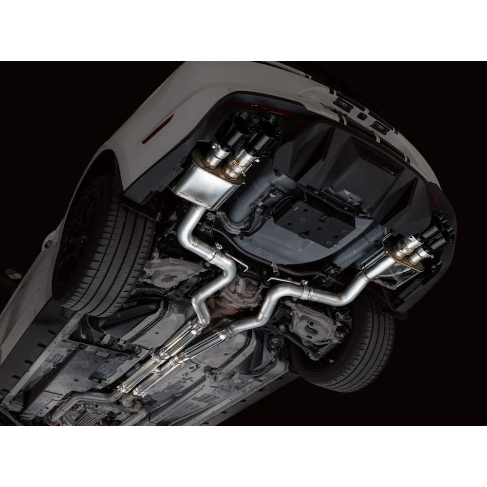 AWE Tuning 18-23 S550 Mustang GT SwitchPath Exhaust - Diamond Black Tips - product view 14 - AWE part 3025-43550