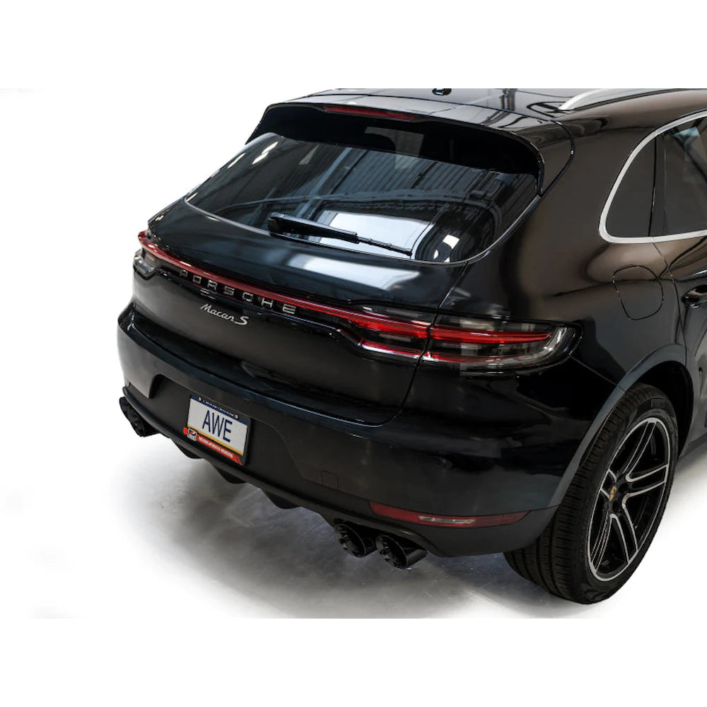AWE Tuning 19-21 Porsche Macan 3.0T/2.9TT Touring Edition Catback Exhaust w/ Diamond - product view 11 - AWE part 3015-43951