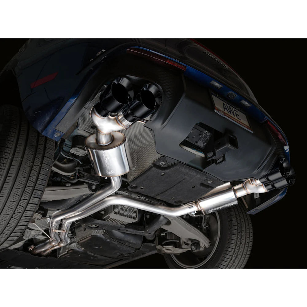 AWE Tuning 19-21 Porsche Macan 3.0T/2.9TT Touring Edition Catback Exhaust w/ Diamond - product view 12 - AWE part 3015-43951