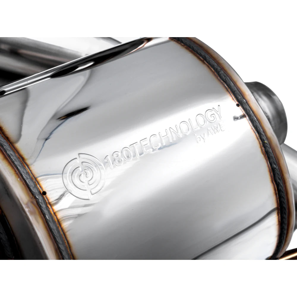 AWE Tuning 19-23 Audi C8 S6/S7 2.9T V6 AWD Touring Edition Exhaust - Diamond Black - product view 14 - AWE part 3015-43107